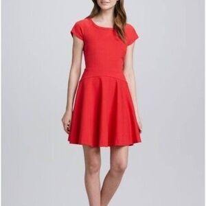 Diane von Furstenberg | DVF Delyse Fit Flare Dress | Red | Size 8